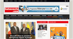 Desktop Screenshot of gabonactu.com